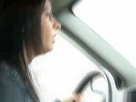 POV sex in car