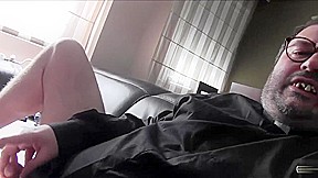 PUTA LOCURA Sexy teen 18+ Nun gets punished by fake Priest