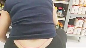 Panty view in store