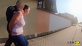 Patrol Catches Adorable Thief And Fucks Her In The Cage - Sofia Rae
