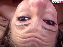 Perfect Cumshots - She Enjoys It When The Cum Runs Down