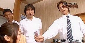 Perv makes shy squeal loudly in front of her parents