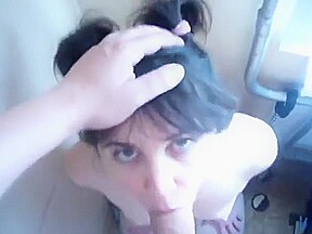 Pet girl facefucked