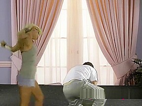 Petite Blonde Ballbuster
