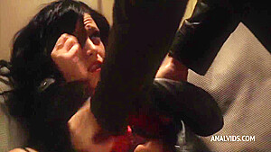 Petite Lana Fevers Butthole Roughed Up By
