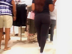 Phat Bubble Butt in Black Spandex