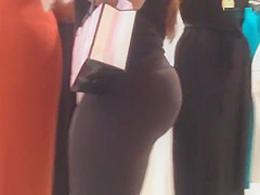 Phat Bubble Butt in Black Spandex