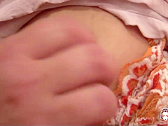 Pierced Brunette Yuka Her Small Tits And Tight Little Pussy Then Sucks Cock