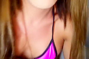 Pink and blue lingerie