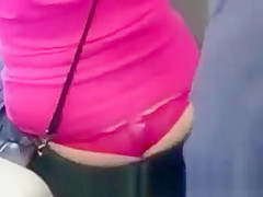 Pink thong