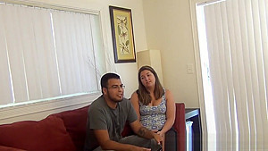 Plump cfnm amateur tugs