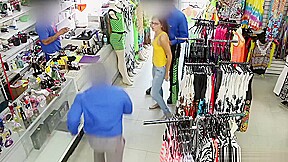 Police Officer Fucks Two teen 18+ Shoplifters