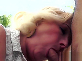 Poolside Granny Likes To Fuck