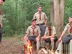 Pumped up fellows anal orgy
