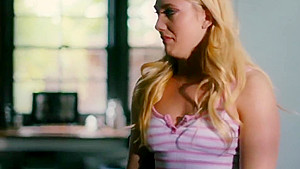 Pussyfucked stepsister choked and jizzed on
