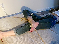 Quiet Chinese Girl Bondage