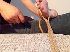 Quiet Chinese Girl Bondage