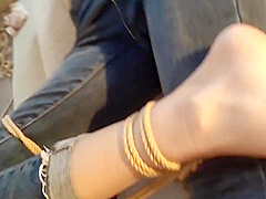 Quiet Chinese Girl Bondage