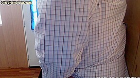 Real gaydaddy deep sucks cock till facial in gloryhole