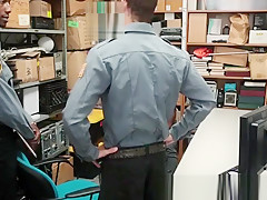Real shoplifter jizzy
