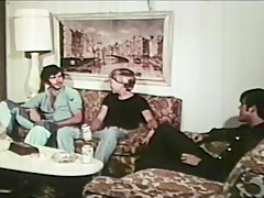 Retro Gay Porn Scene With Four Guys