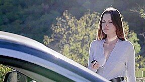 Rich Glamour Babe Leony April Pleasuring Herself In Her Rolls Royce Wraith