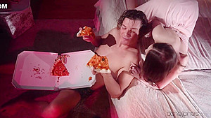 Ricky The Slob Switches Pizza To Pussy