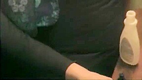 Riley - Thick paraplegic putting on nylons and transfering