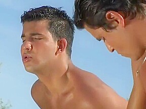 Rimming orgy outdoor