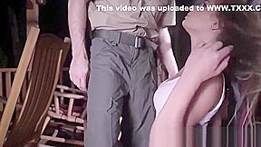 Roughly fucked teen 18+ submits to rangers rock hard cock
