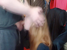Roxy and Lee Camming blow job and fuck, blue lipstick