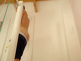 Ruben Spanks a Cute Teen's wet bum hot red