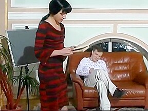 Russian Teacher Creampie