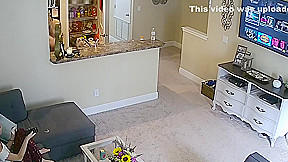 SERIES 1 Pregnat MILF Tits in Livingroom Cam