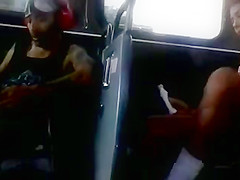 SEXY LEGS ON PUBLIC BUS