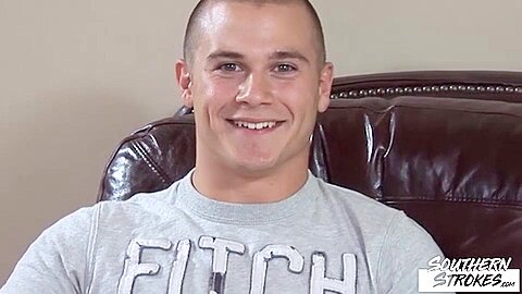 SOUTHERNSTROKES Horny Gay Blake Amateur Masturbates Solo