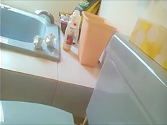 SPYCAMTEEN teen 18+ TIGHT ASS CAUGHT ON CAM IN BATHROOM