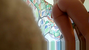 SPYING ON FRIEND'S HOT Step mom PT 2(SHOWERING BEFORE GYM)