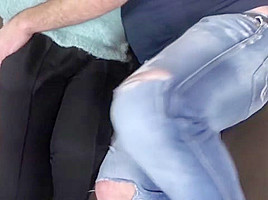 STEP SON SEDUCE UGLY HAIRY GRANDMA TO FUCK AND SWALLOW CUM