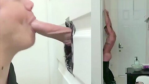 STUPID JOCK LOVES GAY GLORYHOLE