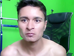 Sacando Semen para los barros de mi cara - Alex CUM