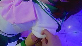 Sailor Jupiter Captured, Bound And Gagged Obliged To Squirt