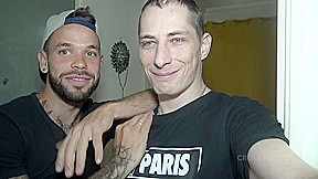 Sandro fucked bareback by the french pornstar Kevin DAVID for crunchboy