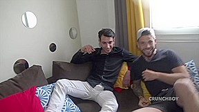Sandro fucked bareback by the french pornstar Kevin DAVID for crunchboy