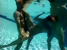 Sandy Knight pool party