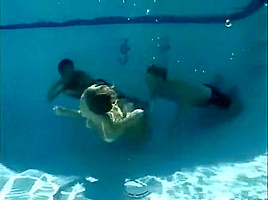 Sandy Knight pool party