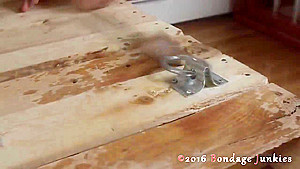 Self Bondage Challenge - Abby's Tattered Hose
