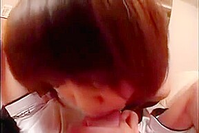 Sensual Japanese Girl In Pantyhose Sucks And Fucks A Hard