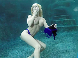 SexUnderWater Tabatha Jordan UW model Training 2