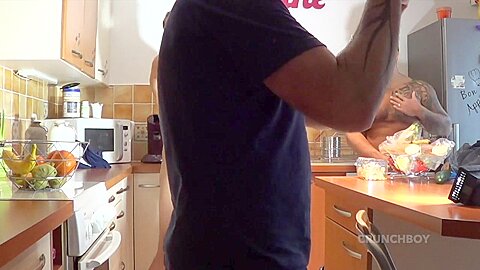 Sexy Arab used by Viktor Rom - webcam secret in the kitchen - HomeWebCamera